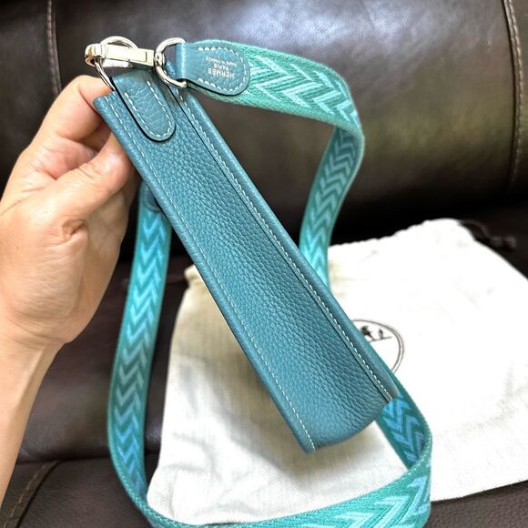 Hermes EVELYNE 16 Blue Jean Used Once - Picture 7 of 14